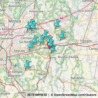 Mappa Via Bologna, 20066 Melzo MI, Italia (5.71)