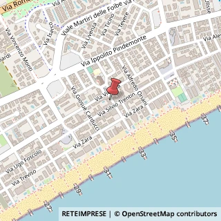 Mappa Via Giacomo Zanella, 7, 30016 Jesolo, Venezia (Veneto)