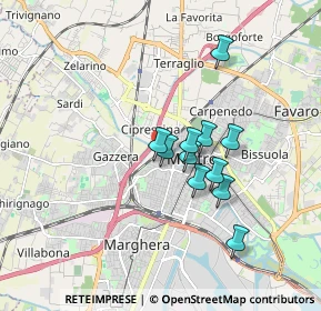 Mappa Via Ernesto Bonaiuti, 30171 Venezia VE, Italia (1.32909)