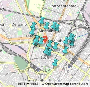 Mappa Via Francesco Nava, 20159 Milano MI, Italia (0.6925)