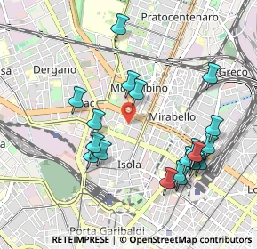 Mappa Via Francesco Nava, 20159 Milano MI, Italia (1.0195)