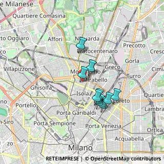 Mappa Via Francesco Nava, 20159 Milano MI, Italia (1.28818)