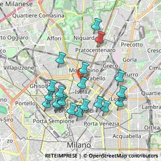 Mappa Via Francesco Nava, 20159 Milano MI, Italia (1.9235)