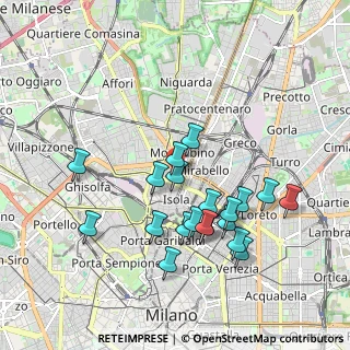 Mappa Via Francesco Nava, 20159 Milano MI, Italia (1.8115)