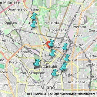 Mappa Via Francesco Nava, 20159 Milano MI, Italia (1.95083)