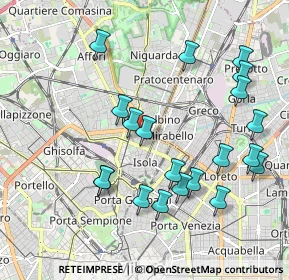 Mappa Via Francesco Nava, 20159 Milano MI, Italia (2.097)