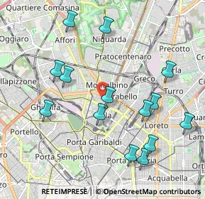 Mappa Via Francesco Nava, 20159 Milano MI, Italia (2.16714)