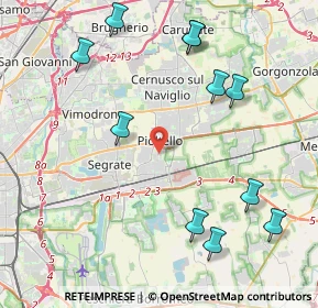 Mappa 20096 Pioltello MI, Italia (4.89636)