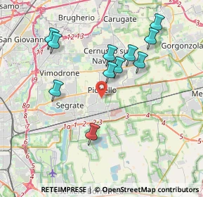 Mappa 20096 Pioltello MI, Italia (3.72636)
