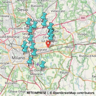 Mappa 20096 Pioltello MI, Italia (7.02588)
