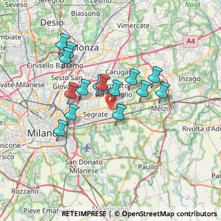 Mappa 20096 Pioltello MI, Italia (6.21333)