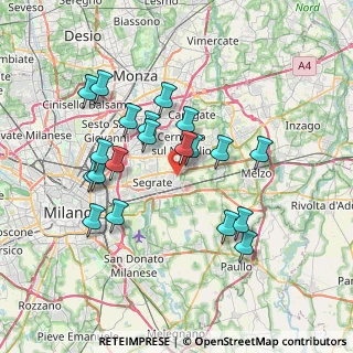 Mappa 20096 Pioltello MI, Italia (6.8435)