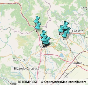 Mappa Regione Vigne, 10016 Montalto Dora TO, Italia (9.226)