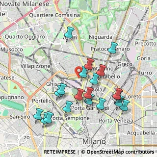 Mappa Via Vincenzo Lancetti, 20158 Milano MI, Italia (1.9845)