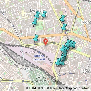 Mappa Via Vincenzo Lancetti, 20158 Milano MI, Italia (0.535)