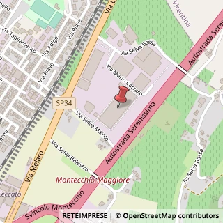 Mappa Via Selva Maiolo, 5/7, 36075 Montecchio Maggiore, Vicenza (Veneto)
