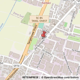 Mappa Via Quinzano, 21, 25030 Castel Mella, Brescia (Lombardia)