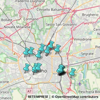 Mappa Via Sammartini L.go S. Valentino, 20125 Milano MI, Italia (3.9795)