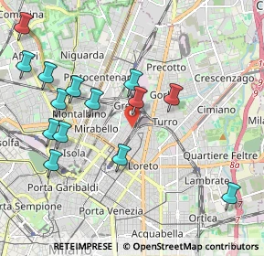 Mappa Via Sammartini L.go S. Valentino, 20125 Milano MI, Italia (2.23786)