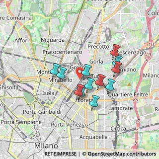 Mappa Via Sammartini L.go S. Valentino, 20125 Milano MI, Italia (1.37167)