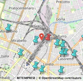 Mappa Via Sammartini L.go S. Valentino, 20125 Milano MI, Italia (1.25462)
