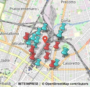 Mappa Via Sammartini L.go S. Valentino, 20125 Milano MI, Italia (0.757)