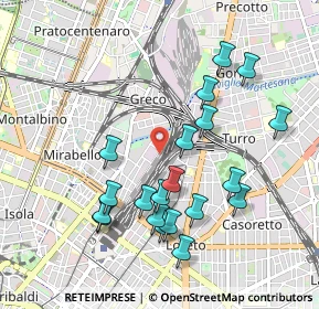 Mappa Via Sammartini L.go S. Valentino, 20125 Milano MI, Italia (0.97)