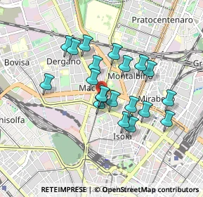 Mappa Piazza Giuseppe Pasolini, 20159 Milano MI, Italia (0.7195)