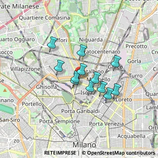 Mappa Piazza Giuseppe Pasolini, 20159 Milano MI, Italia (1.25083)