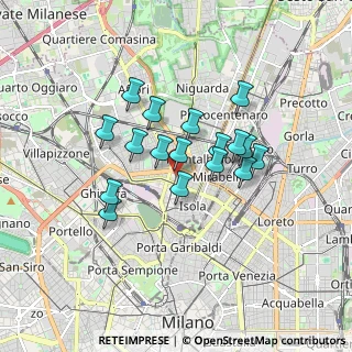 Mappa Piazza Giuseppe Pasolini, 20159 Milano MI, Italia (1.34471)