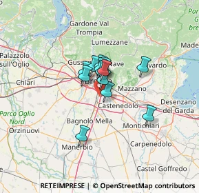 Mappa Via Gioacchino Rossini, 25010 San Zeno Naviglio BS, Italia (7.54615)