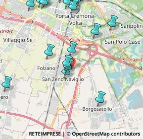 Mappa Via Gioacchino Rossini, 25010 San Zeno Naviglio BS, Italia (2.6735)