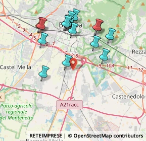 Mappa Via Gioacchino Rossini, 25010 San Zeno Naviglio BS, Italia (4.05882)