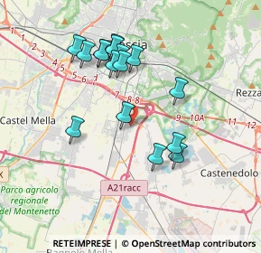 Mappa Via Gioacchino Rossini, 25010 San Zeno Naviglio BS, Italia (3.42625)