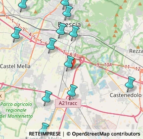 Mappa Via Gioacchino Rossini, 25010 San Zeno Naviglio BS, Italia (5.29615)