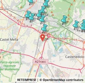 Mappa Via Gioacchino Rossini, 25010 San Zeno Naviglio BS, Italia (5.40714)