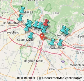 Mappa Via Gioacchino Rossini, 25010 San Zeno Naviglio BS, Italia (6.05625)