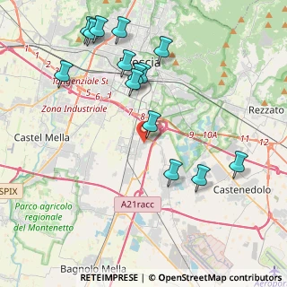 Mappa Via Gioacchino Rossini, 25010 San Zeno Naviglio BS, Italia (4.54286)