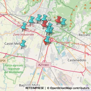 Mappa Via Gioacchino Rossini, 25010 San Zeno Naviglio BS, Italia (3.4775)