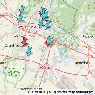 Mappa Via Gioacchino Rossini, 25010 San Zeno Naviglio BS, Italia (4.62583)