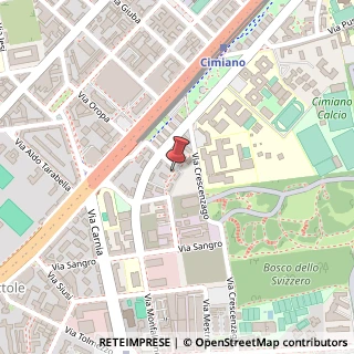 Mappa Via Giorgio Marazzani, 8, 20132 Milano, Milano (Lombardia)