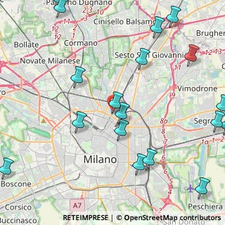 Mappa Viale Evaristo Stefini, 20125 Milano MI, Italia (6.25)