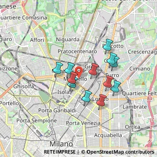 Mappa Viale Evaristo Stefini, 20125 Milano MI, Italia (1.4225)