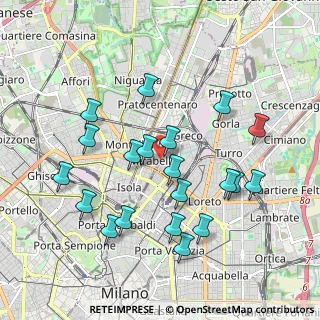 Mappa Viale Evaristo Stefini, 20125 Milano MI, Italia (1.946)
