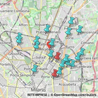 Mappa Viale Evaristo Stefini, 20125 Milano MI, Italia (2.0625)