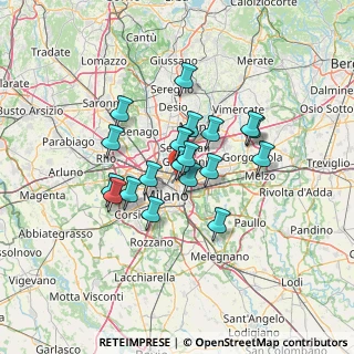 Mappa Via Popoli Uniti, 20125 Milano MI, Italia (9.794)