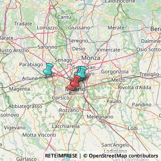 Mappa Via Popoli Uniti, 20125 Milano MI, Italia (25.36455)