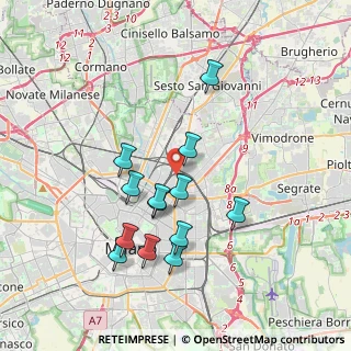Mappa Via Popoli Uniti, 20125 Milano MI, Italia (3.44538)