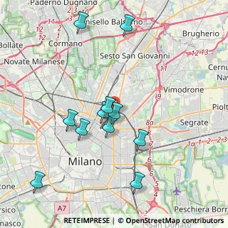 Mappa Via Popoli Uniti, 20125 Milano MI, Italia (3.86182)