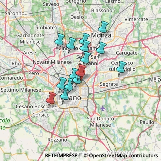 Mappa Via Popoli Uniti, 20125 Milano MI, Italia (5.518)